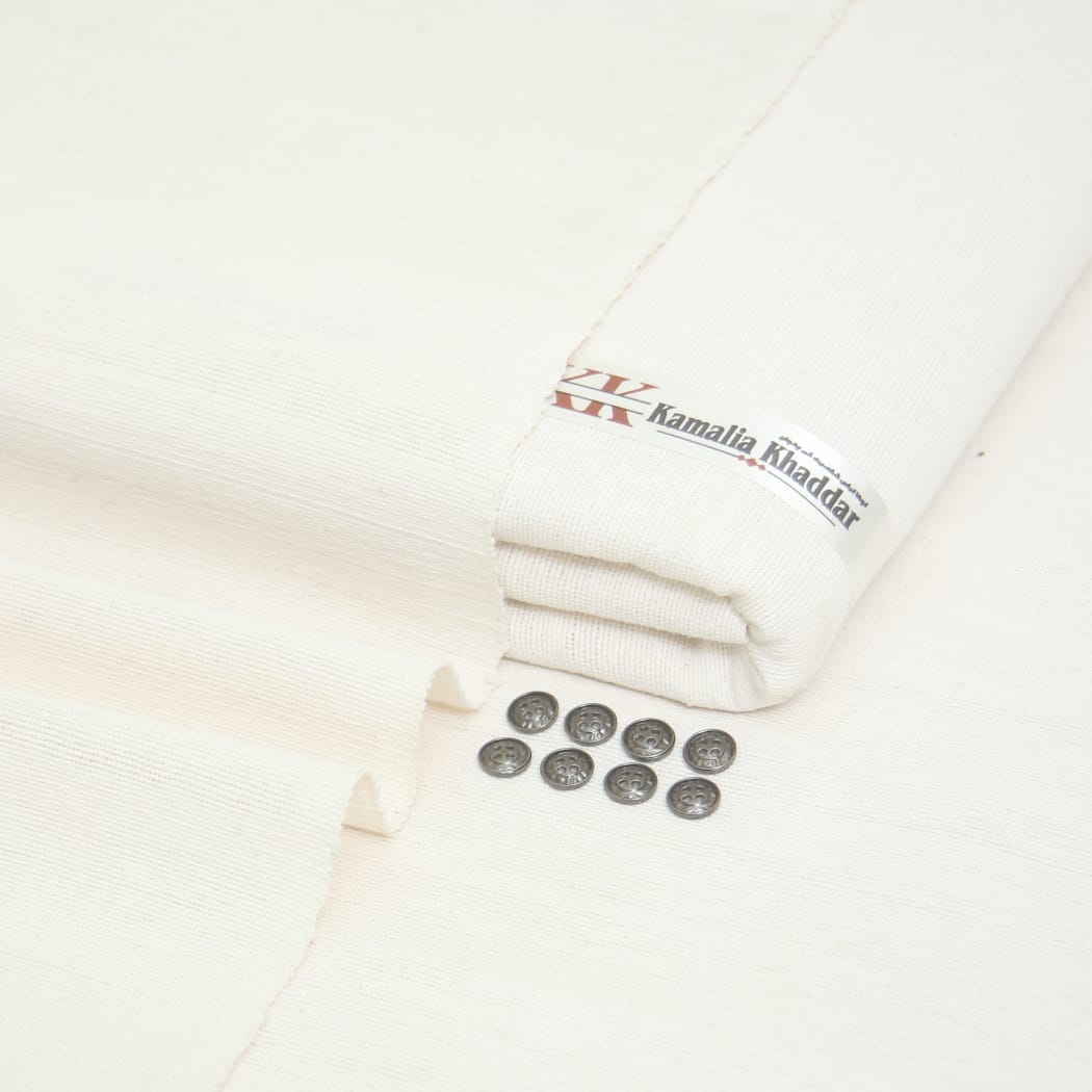 Winter Handmade khaddi off white color